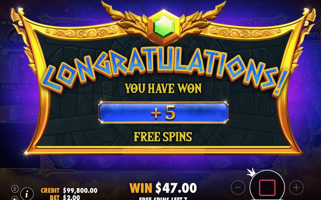 Running multiplier total applying to later wins